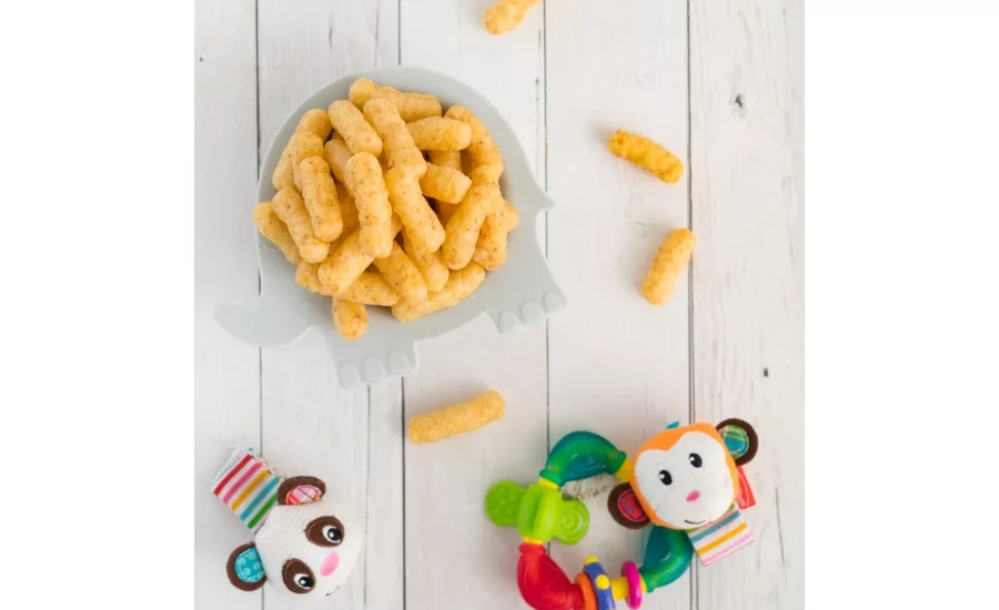 Puffworks peanut butter puffs for baby