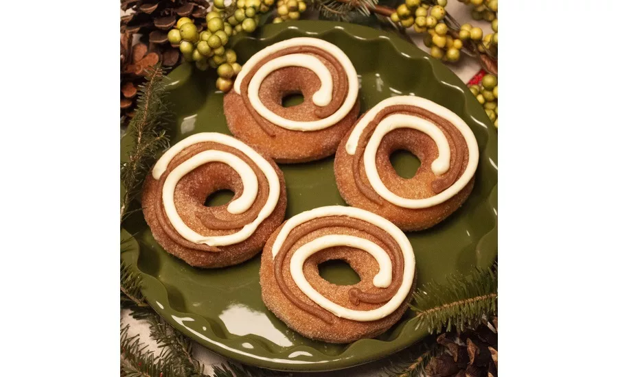 Krispy Kreme cinnamon spice doughnut