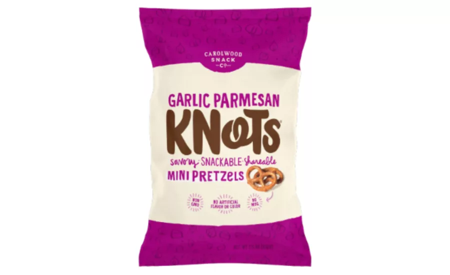 Knots mini pretzels garlic parmesan