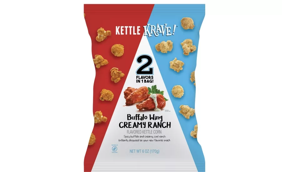Kettle Krave! popcorn buffalo wing and creamy ranch