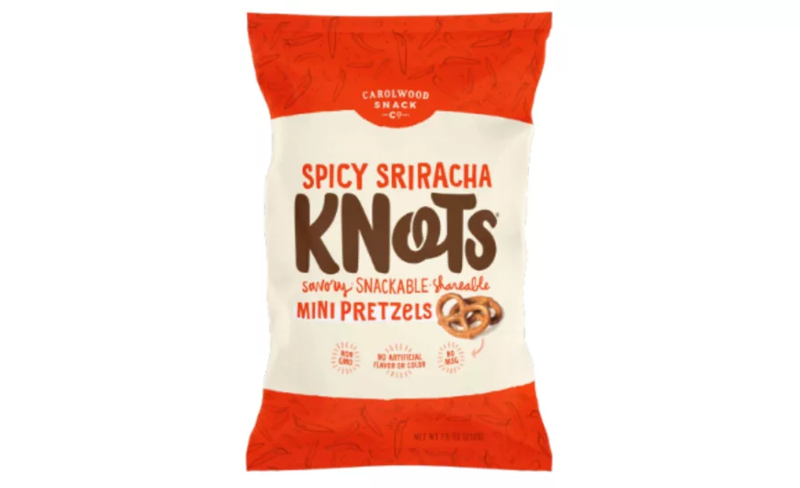 Knots mini pretzels spicy sriracha