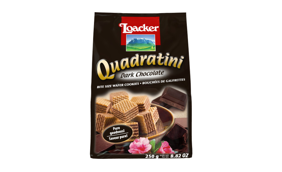 Loacker Dark Chocolate Quadratini Wafers