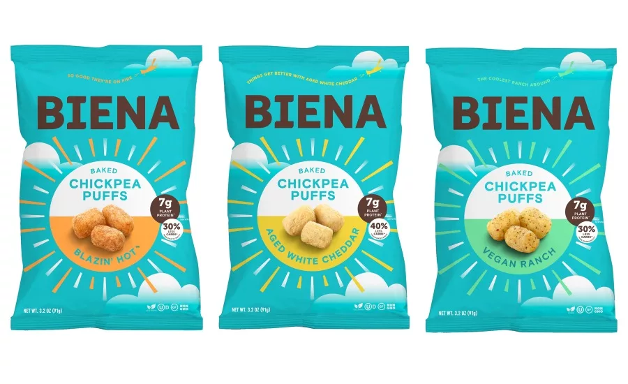 Biena Snacks chickpea puffs