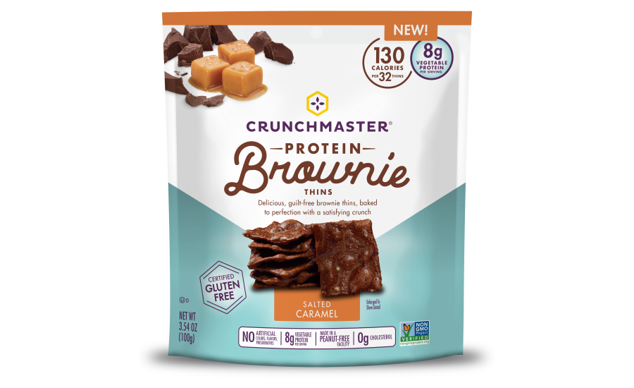 Crunchmaster Brownie Thins in Salted Caramel
