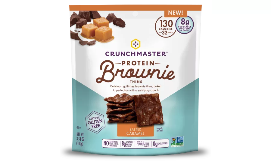 Crunchmaster Brownie Thins in Salted Caramel