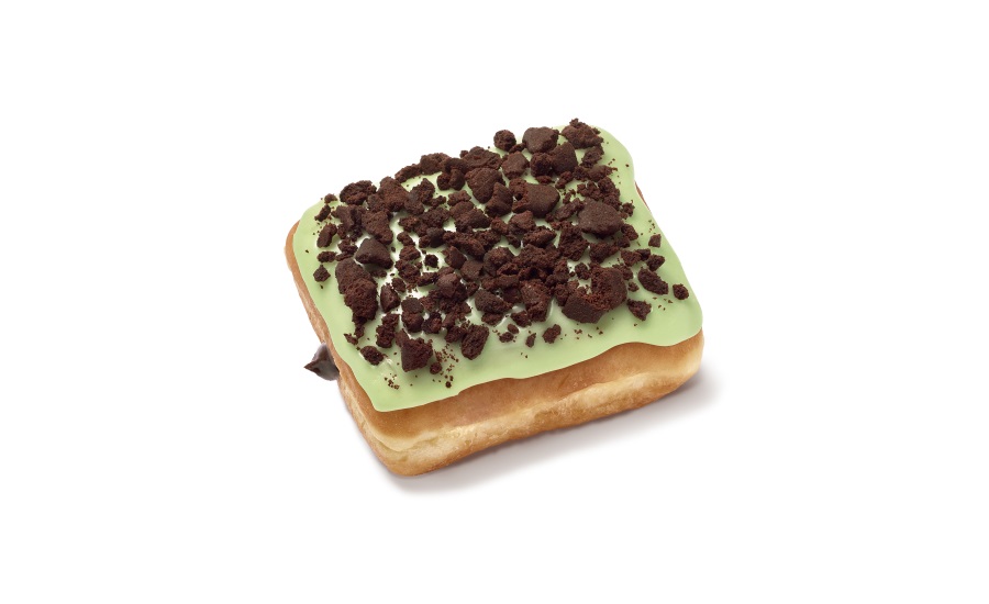 Dunkin Mint Brownie Donut