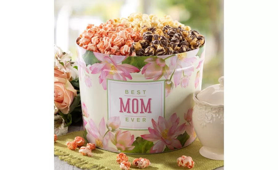 Popcornopolis Mothers Day tins popcorn