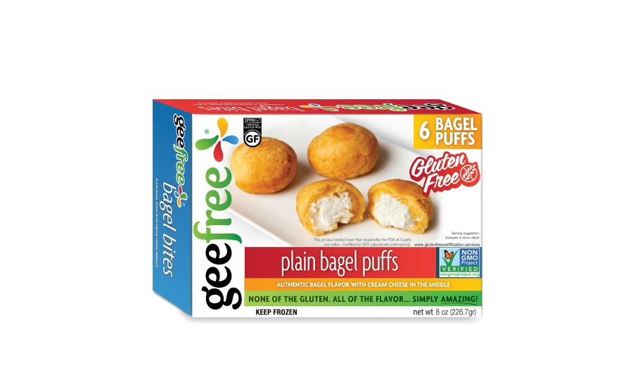 Geefree gluten-free bagel puffs