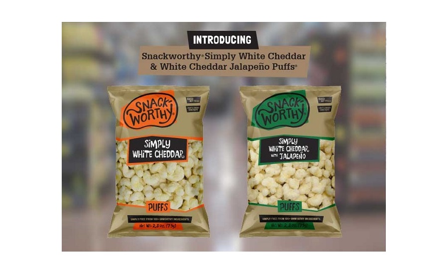 SNACKWORTHY BRAND INTRODUCES SIMPLY WHITE CHEDDAR PUFFS & WHITE CHEDDAR PUFFS WITH JALAPENO