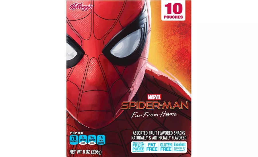 Spider-Man Far From Home Kelloggs products