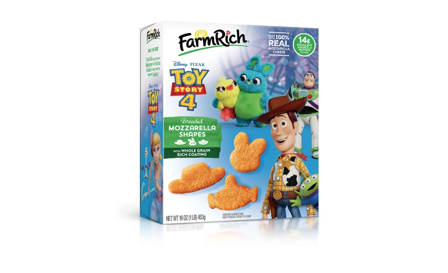 Farm Rich Toy Story 4 mozzarella shapes