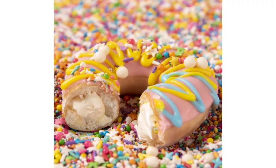 Krispy Kreme birthday batter doughnut