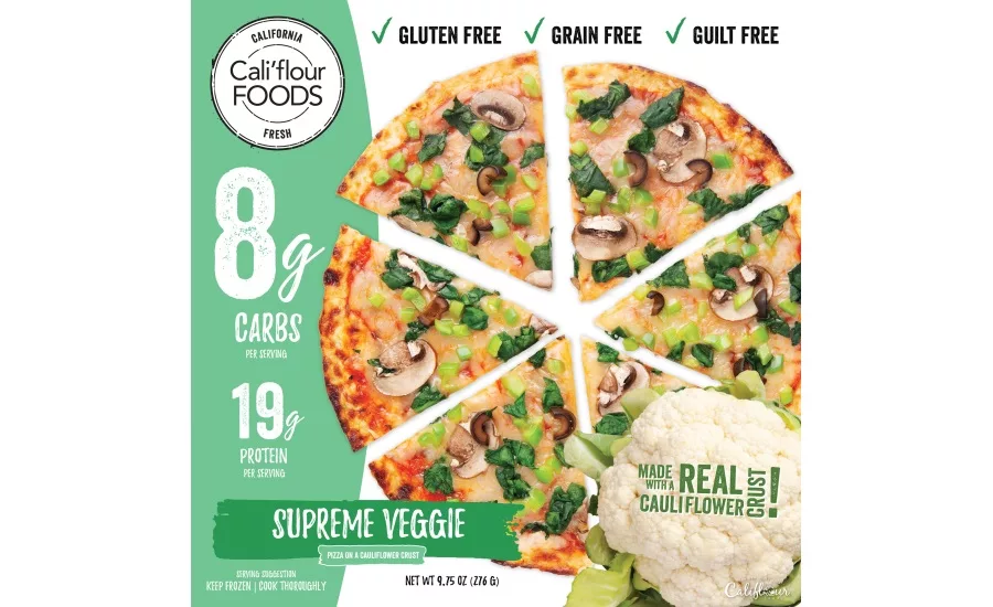 Califlour Frozen Topped Pizzas cauliflower crust