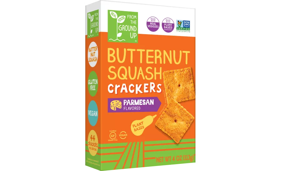 REAL FOOD FROM THE GROUND UP butternut squash crackers