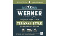 Zero Sugar and Grass-Fed Beef Pair Well in New Jerky from Werner Gourmet Meat Snacks, Inc.