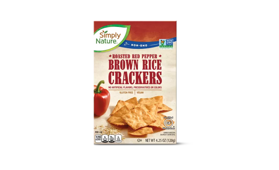 ALDI-exclusive brown rice crackers
