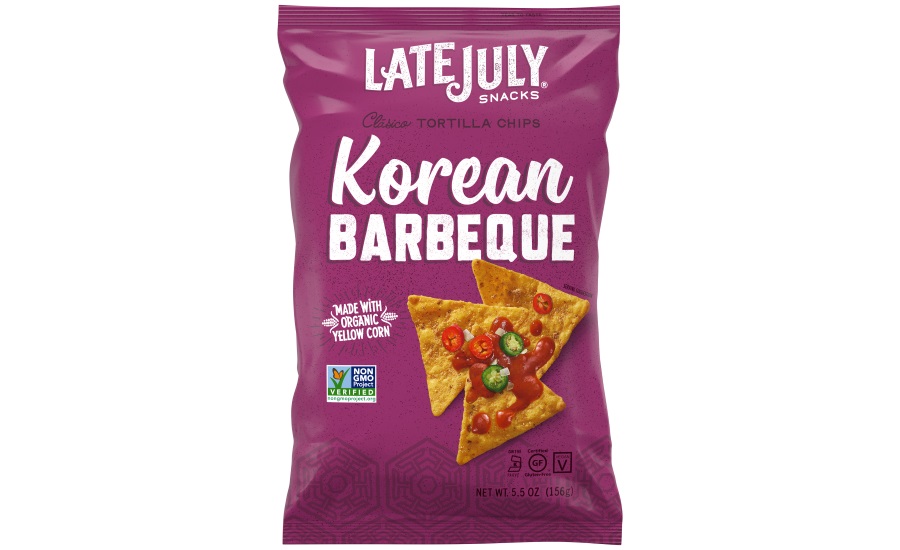 Late July Snacks Korean barbecue tortilla chips