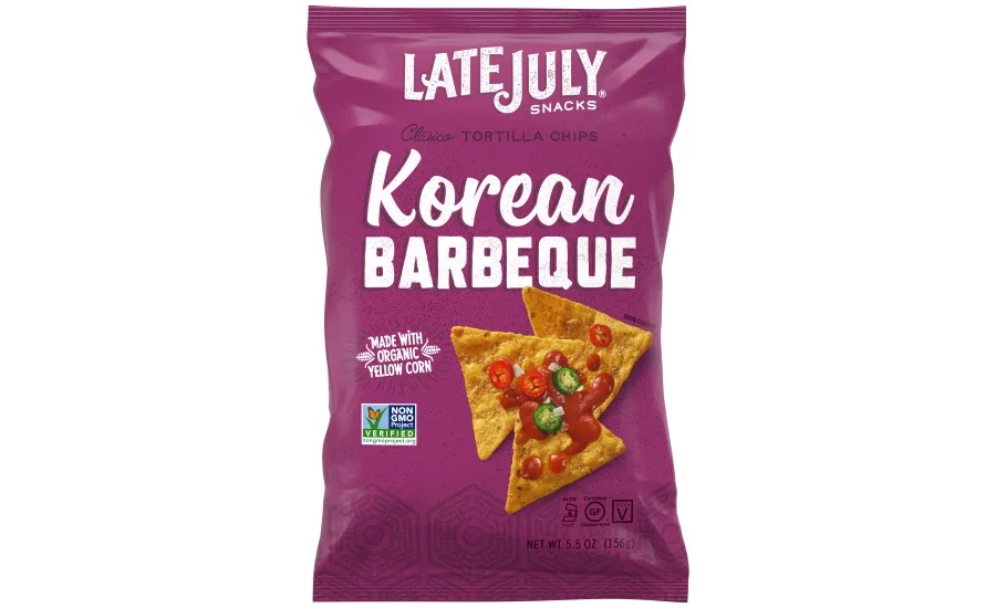 Late July Snacks Korean barbecue tortilla chips