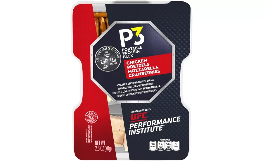 P3 PORTABLE PROTEIN PACK® LAUNCHES NEW SNACK CO-DEVELOPED WITH UFC PERFORMANCE INSTITUTE®
