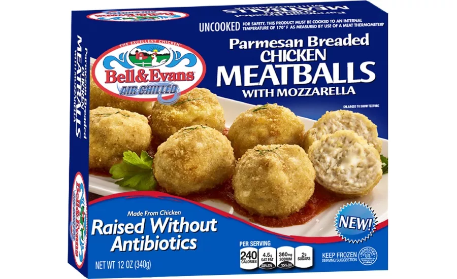 Bell & Evans frozen chicken meatballs