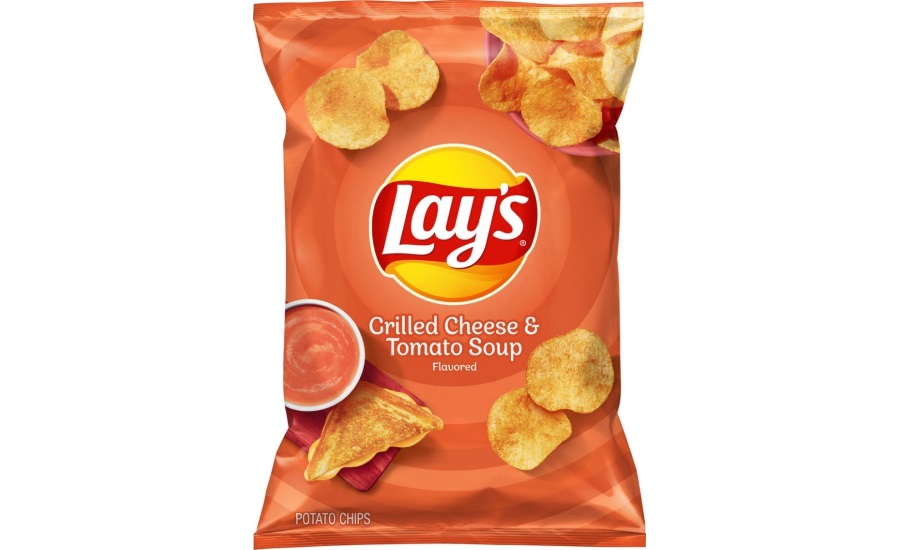 Lays grilled cheese and tomato soup
