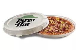 Pizza Hut Garden Specialty Pizza with Incogmeato by Morningstar Farms