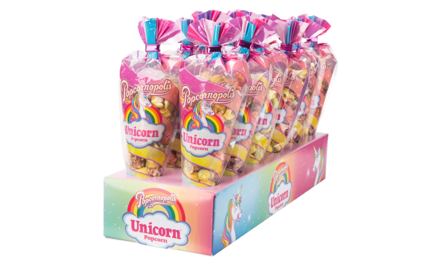 Popcornopolis Unicorn Popcorn Mini Cones to Debut at Select Walmart Stores Nationwide