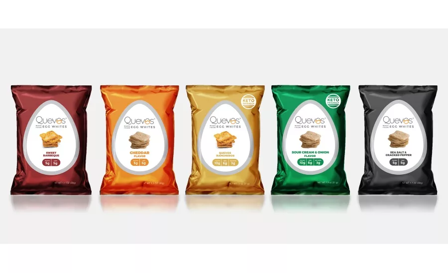 Quevos egg white chips