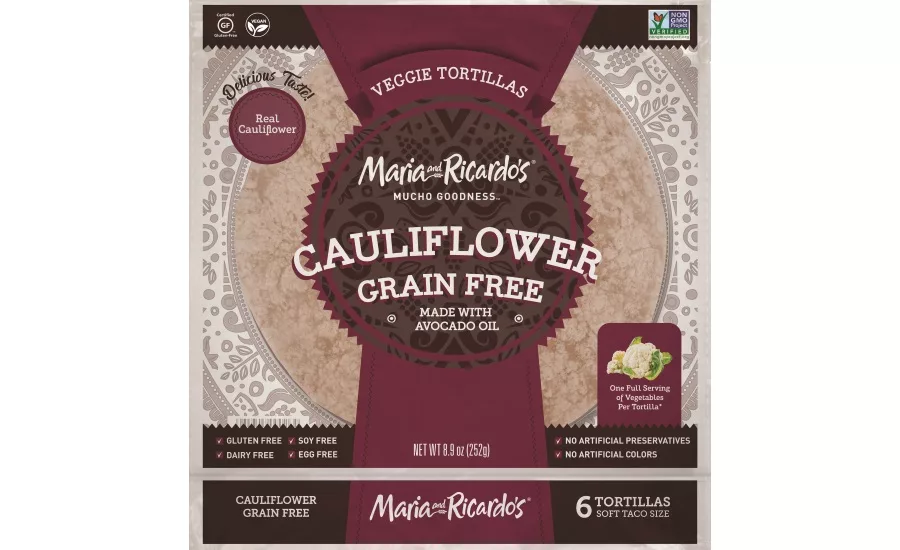 Three Grain Free Veggie Tortillas From Maria and Ricardos