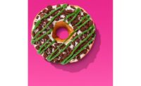 Dunkin Holiday Brownie Crumble doughnut