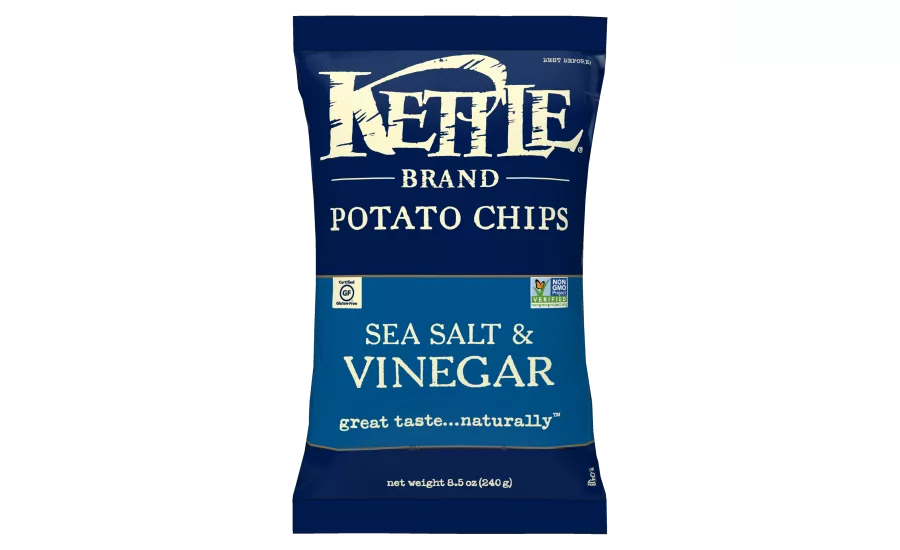 Kettle Brand using less plastic in packaging