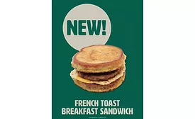 Cumberland Farms French Toast breakfast sandwich
