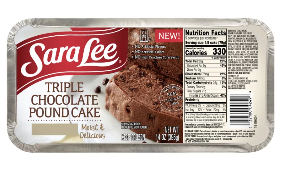 Sara Lee Desserts LTO Triple Chocolate Pound Cake