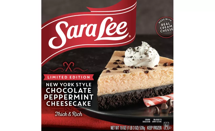 Sara Lee Desserts LTO New York Style Chocolate Peppermint Cheesecake