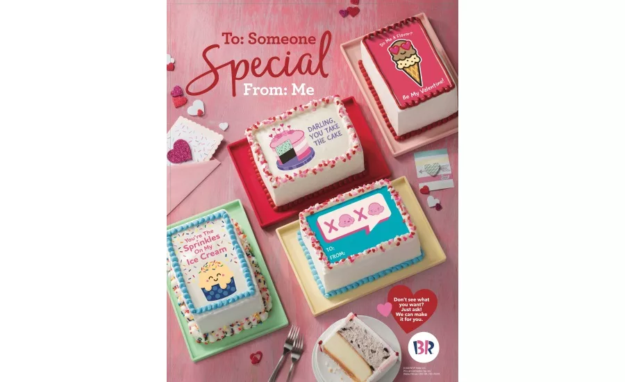 Baskin-Robbins Valentines Day cakes