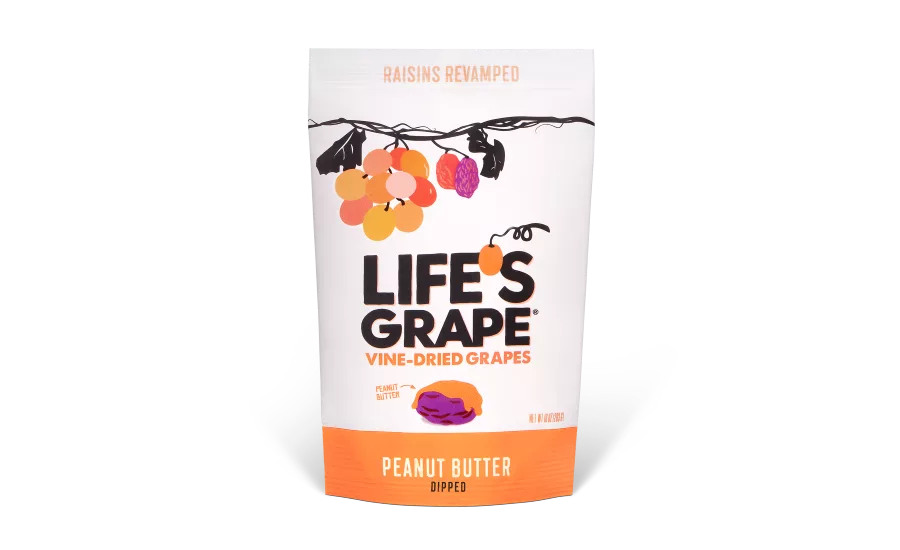 Lifes Grape vine dipped grapes peanut butter