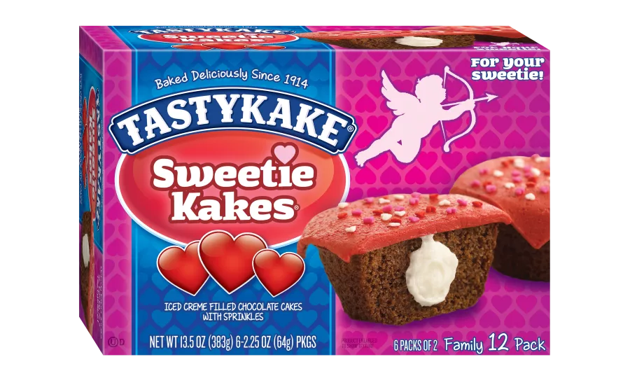 Tastykake Valentines Day cakes