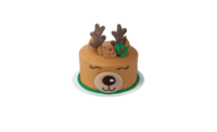 Baskin-Robbins Reindeer Cake