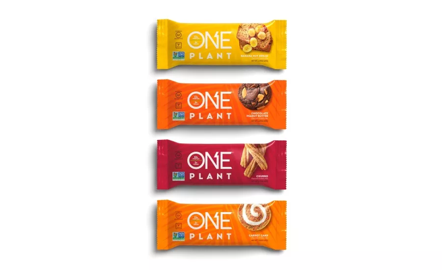 ONE Brands Churro and Carrot Cake flavored protein bars