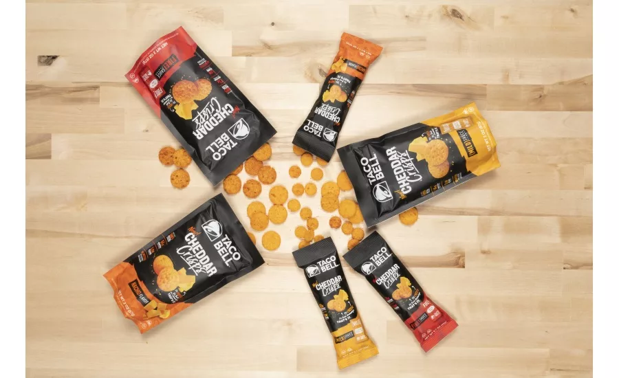 Taco Bell Cheddar Crisps
