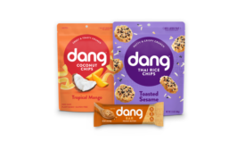 Dang Foods new packaging and bars