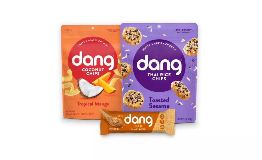 Dang Foods new packaging and bars