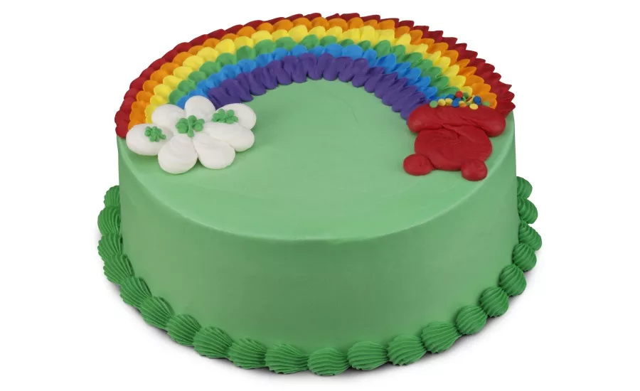 Baskin-Robbins St. Patricks Day ice cream cake