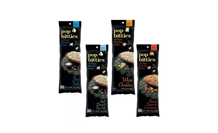 Pop Bitties pour & go snack bags