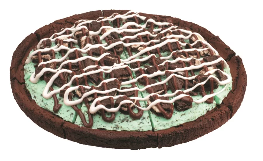 Baskin-Robbins Mint Polar Pizza