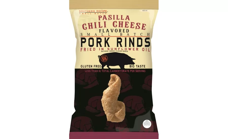 southern recipe small batch pasilla chili cheese pork rinds