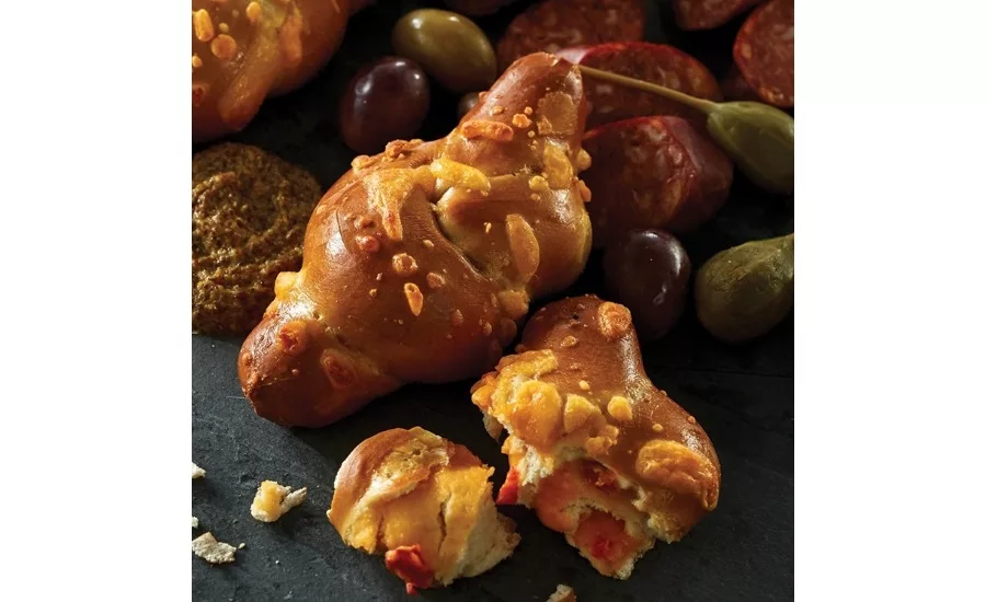 • Hilltop Hearth® Premium Pimento Cheese Stuffed Pretzel Knot: