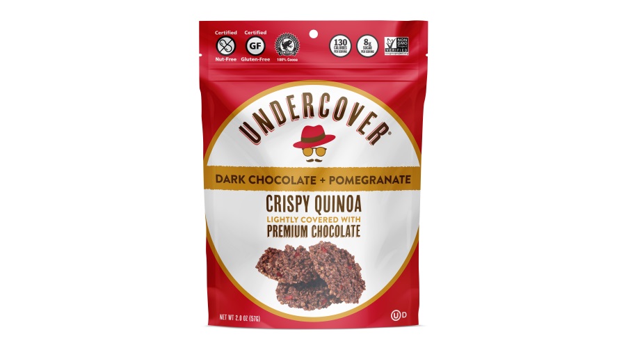 Undercover Snacks Dark Chocolate + Pomegranate flavor