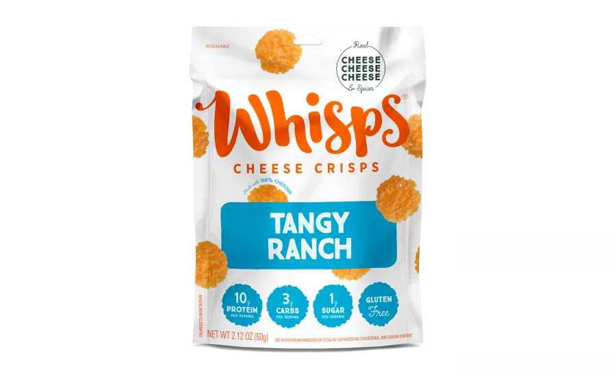 Whisps Tangy Ranch cheese crisps
