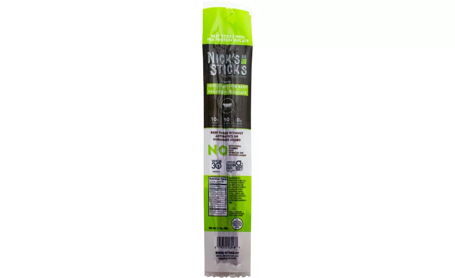 Nicks Sticks introduces pea protein to snack sticks